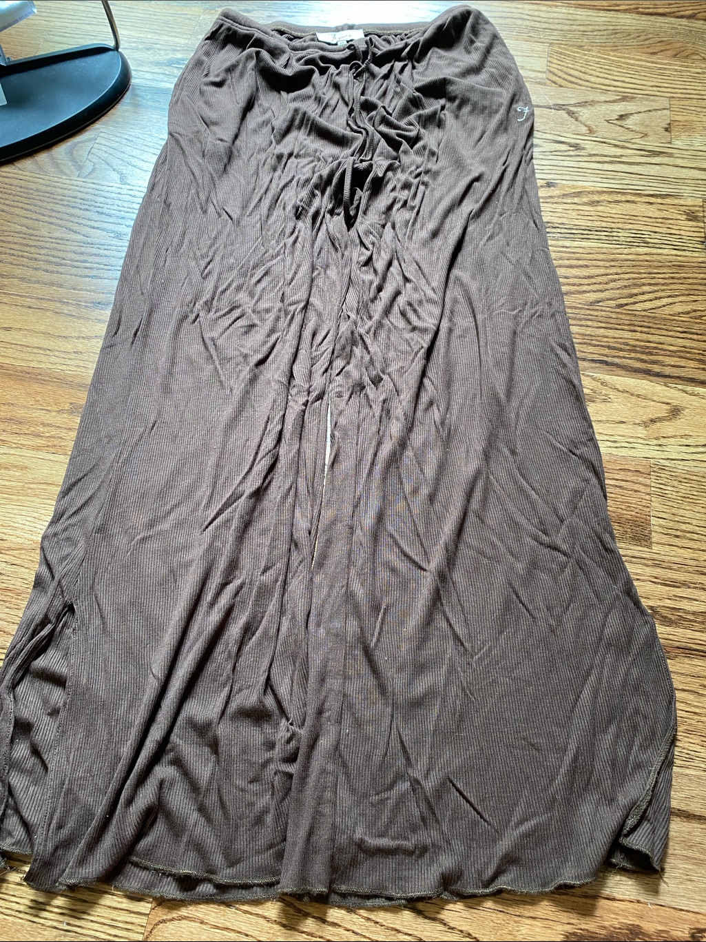 Jaymes Split Lounge Pant Chocolate